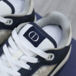Giày Dior B27 Low Deep Blue and White họa tiết da Dior Oblique Galaxy Like Auth