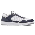 Giày Dior B27 Low Deep Blue and White họa tiết da Dior Oblique Galaxy Like Auth