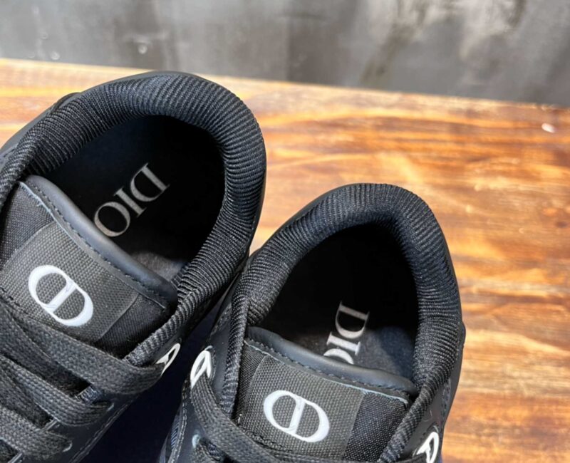 Giày Dior B27 Low Dior Black họa tiết CD Diamond Canvas Like Auth
