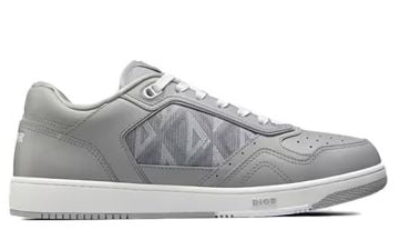 Giày Dior B27 Low Dior Gray họa tiết CD Diamond Canvas Like Auth
