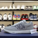 Giày Dior B27 Low Dior Gray họa tiết CD Diamond Canvas Like Auth