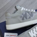 Giày Dior B27 Low Dior Gray họa tiết CD Diamond Canvas Like Auth