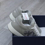 Giày Dior B27 Low Dior Gray họa tiết CD Diamond Canvas Like Auth
