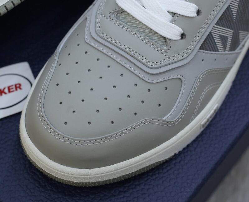 Giày Dior B27 Low Dior Gray họa tiết CD Diamond Canvas Like Auth