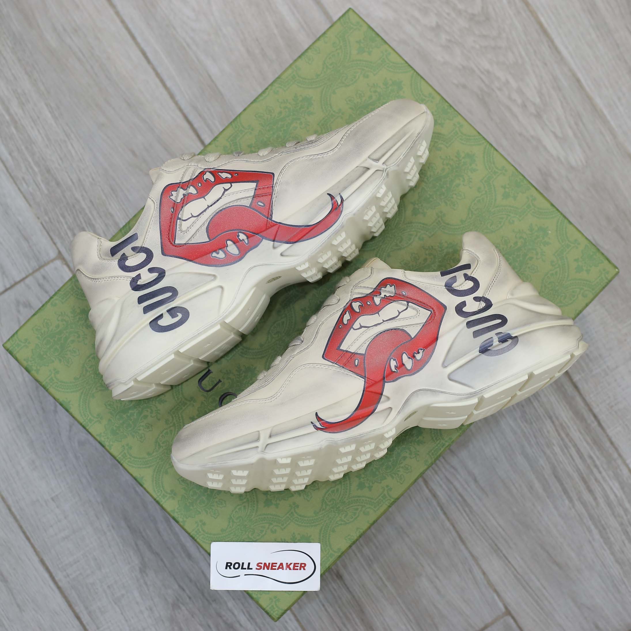 Giày Gucci Dơ Mouth Môi Bẩn Best Quality