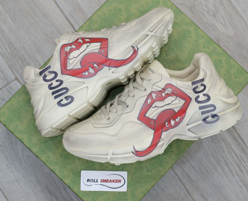 Giày Gucci Dơ Mouth Môi Bẩn Best Quality