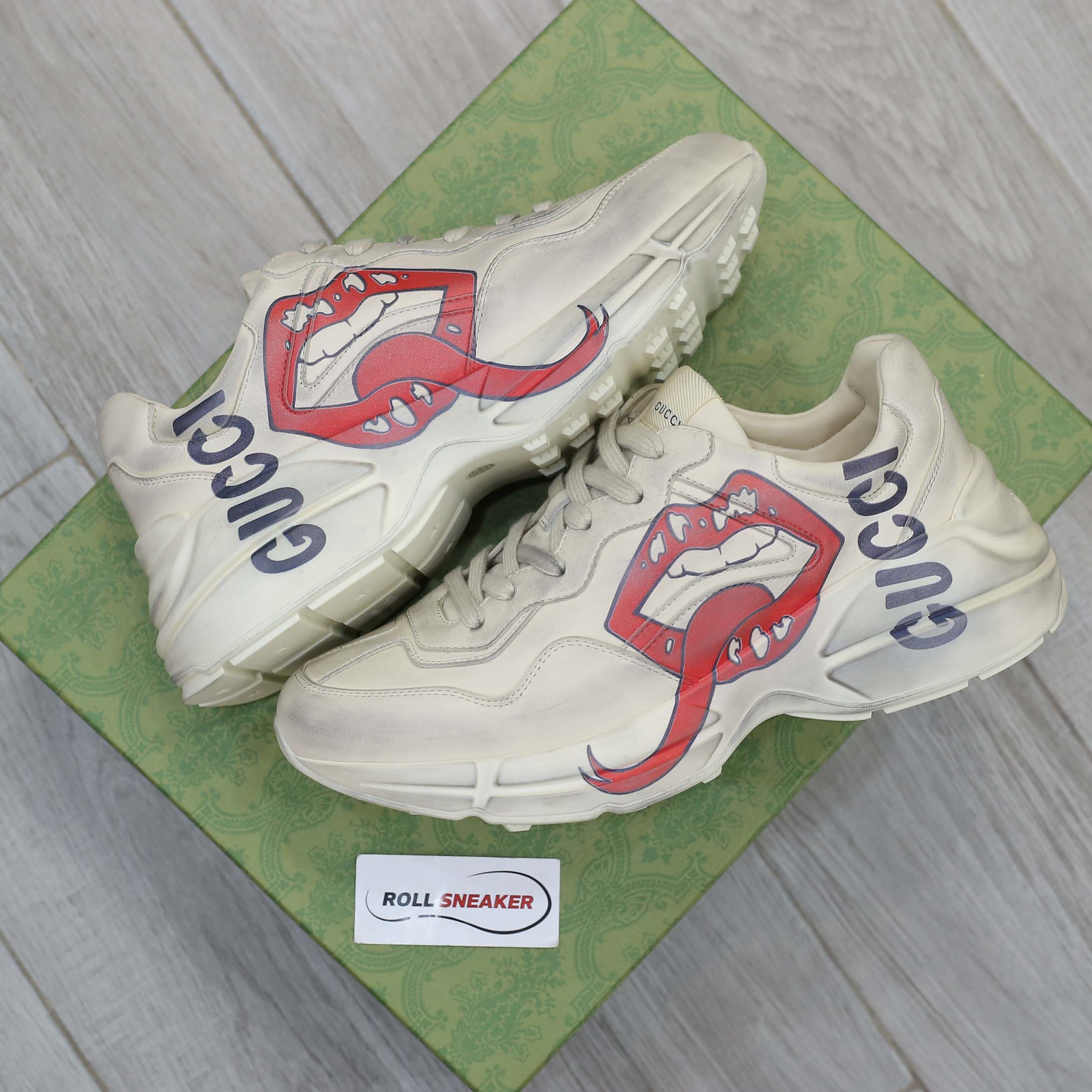 Giày Gucci Dơ Mouth Môi Bẩn Best Quality