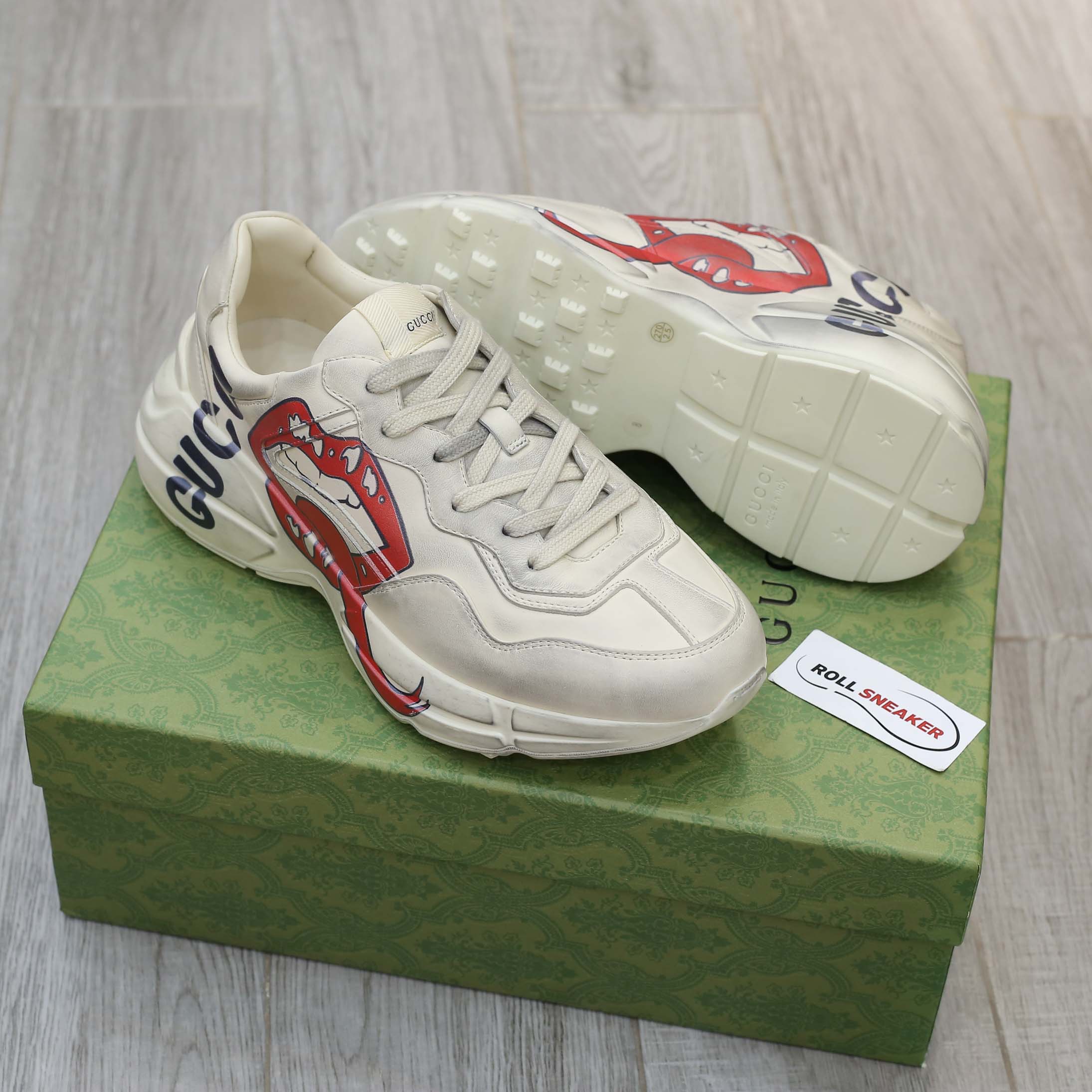 Giày Gucci Dơ Mouth Môi Bẩn Best Quality