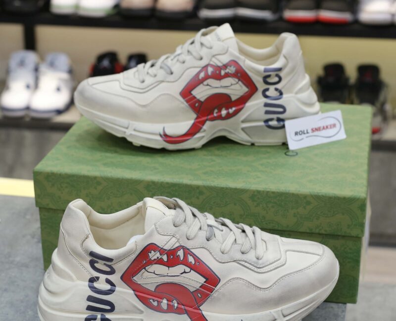 Giày Gucci Dơ Mouth Môi Bẩn Best Quality