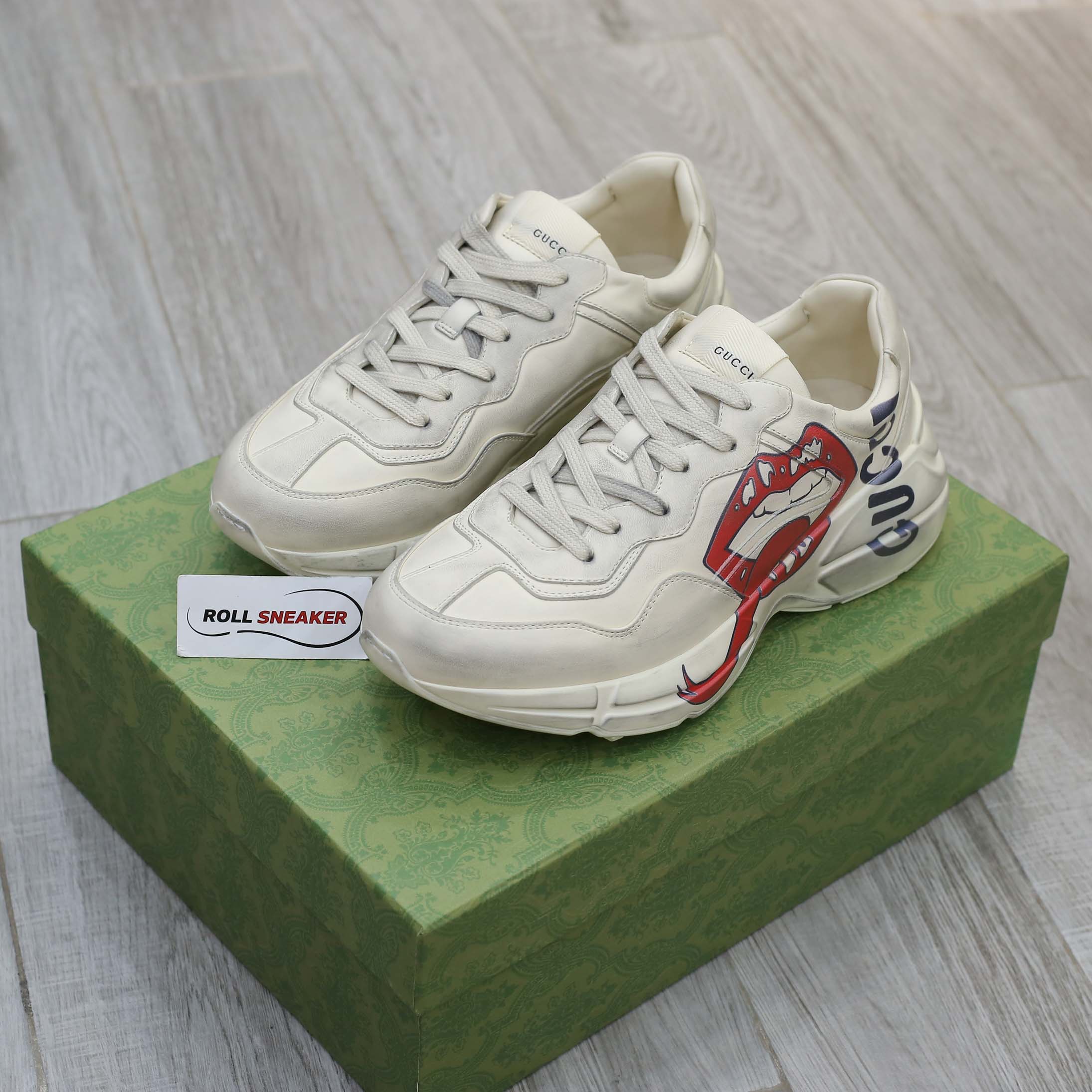 Giày Gucci Dơ Mouth Môi Bẩn Best Quality