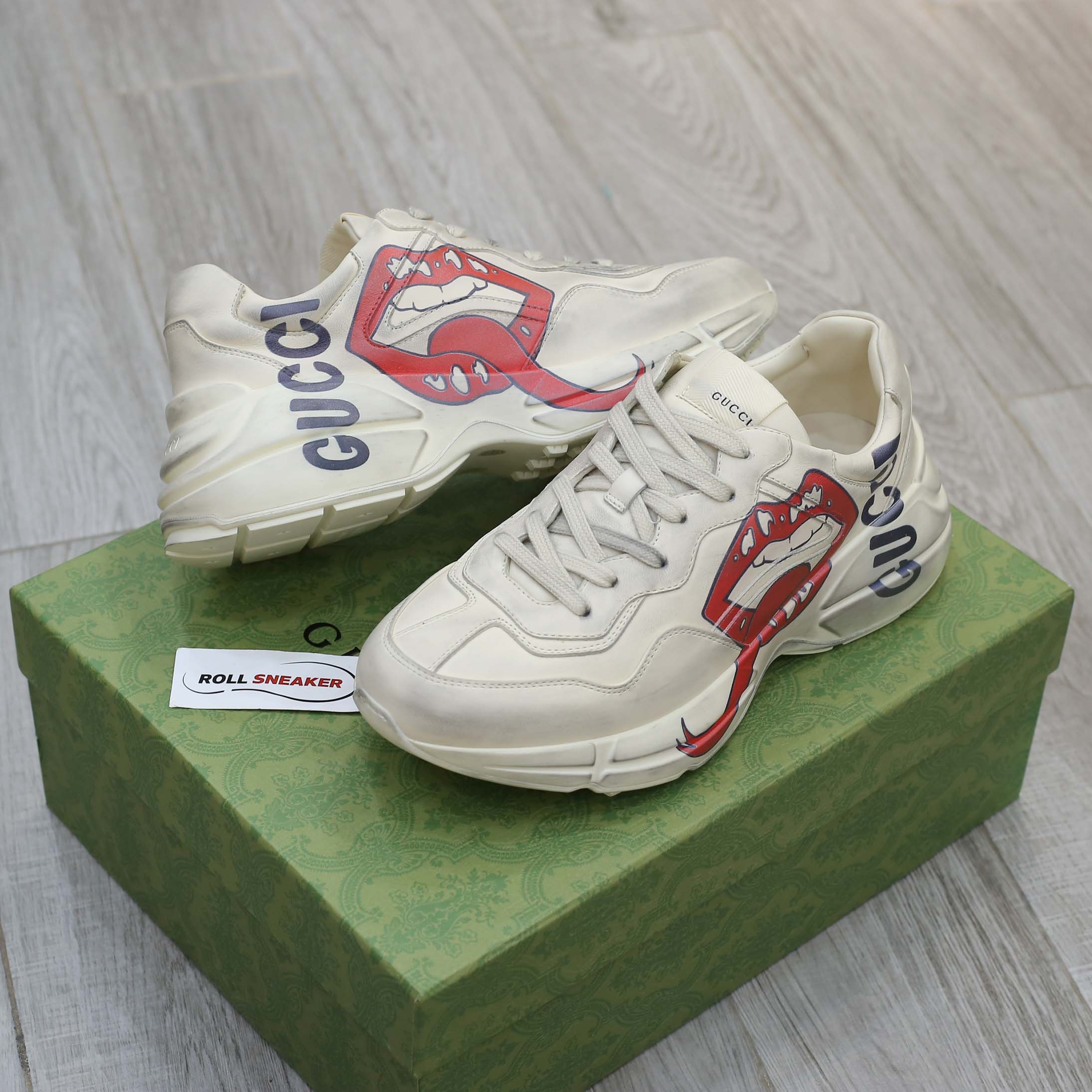 Giày Gucci Dơ Mouth Môi Bẩn Best Quality