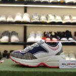 Giày Gucci GG Rhyton sneaker Pink leather and GG Canvas