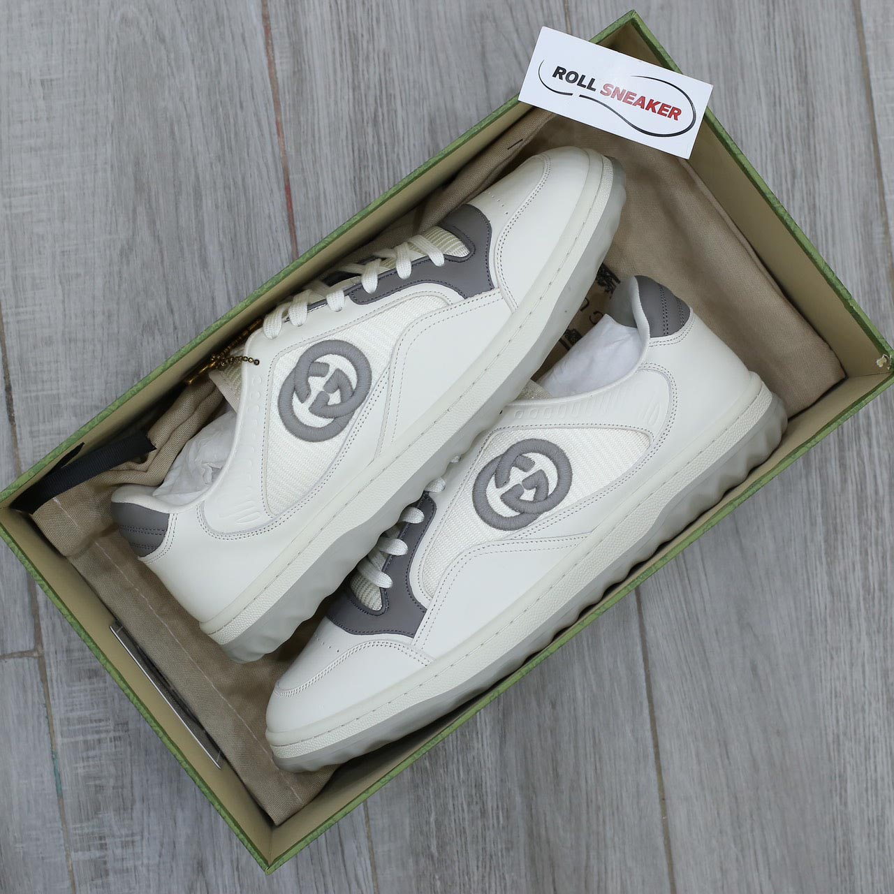 Giày Gucci MAC80 Sneaker White and Grey Like Auth