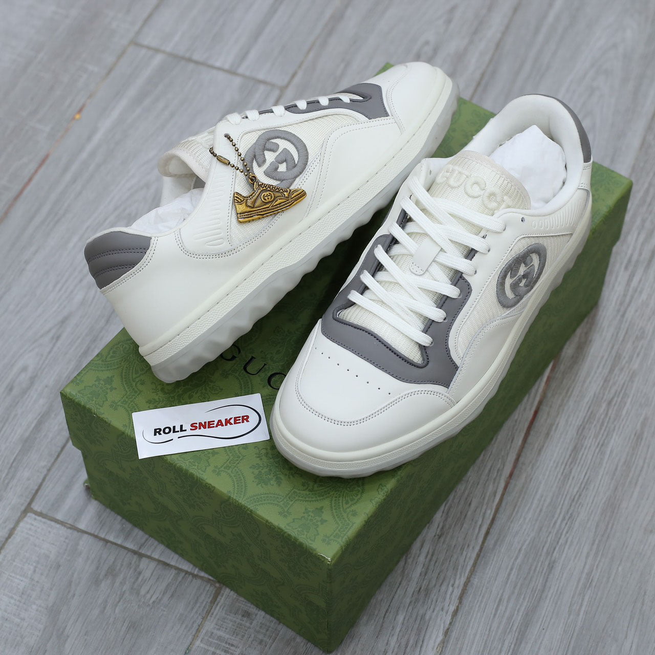 Giày Gucci MAC80 Sneaker White and Grey Like Auth
