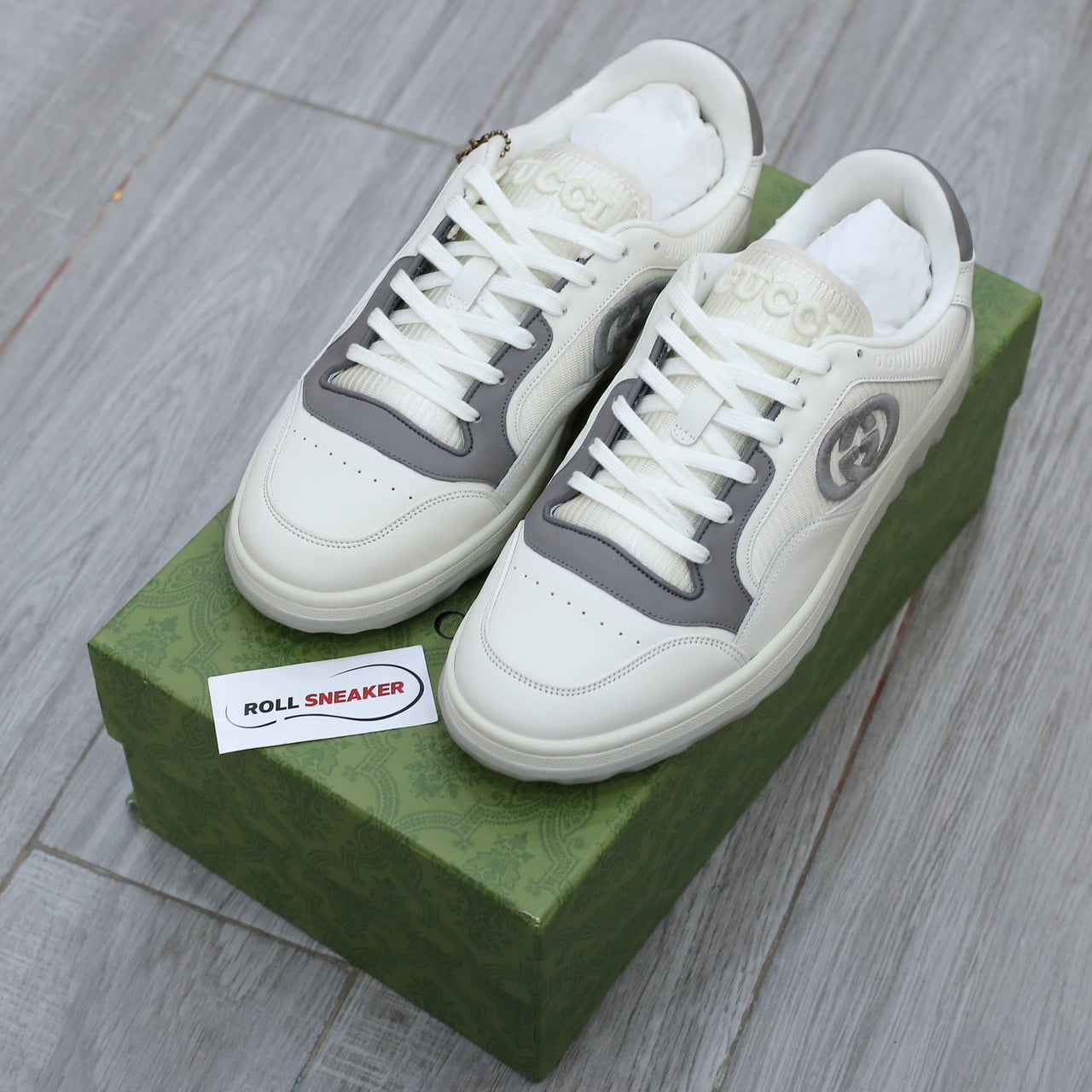 Giày Gucci MAC80 Sneaker White and Grey Like Auth