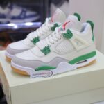 Giày Nike Air Jordan 4 Retro 'Pine Green' Like Auth
