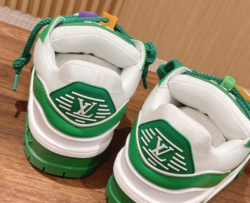 Giày Louis Vuitton Trainer Maxi Green Best Quality