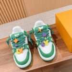 Giày Louis Vuitton Trainer Maxi Green Best Quality