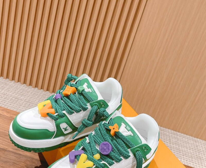 Giày Louis Vuitton Trainer Maxi Green Best Quality