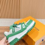 Giày Louis Vuitton Trainer Maxi Green Best Quality
