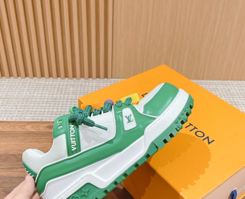 Giày Louis Vuitton Trainer Maxi Green Best Quality