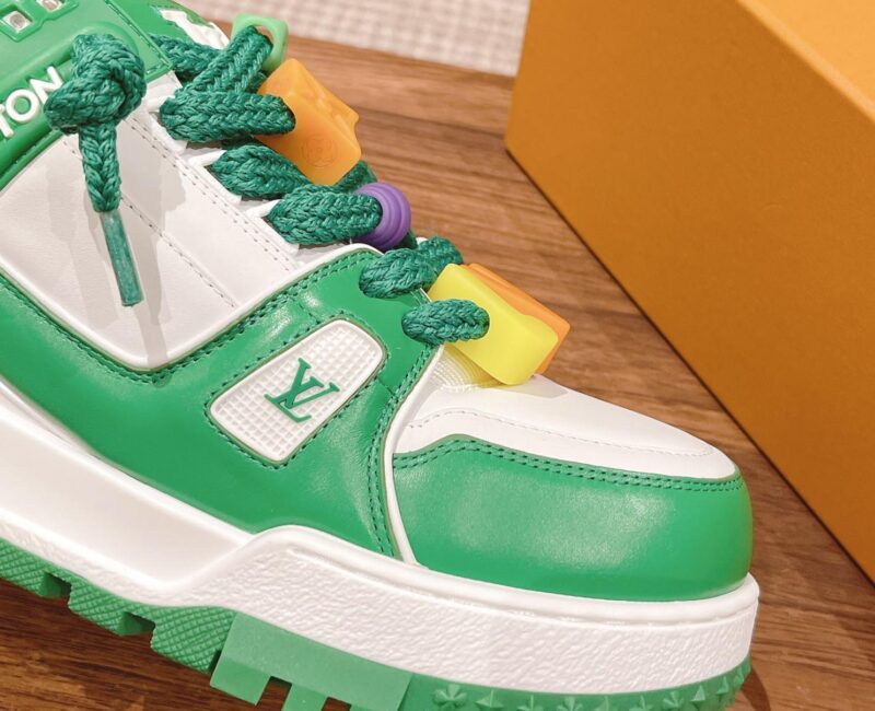 Giày Louis Vuitton Trainer Maxi Green Best Quality