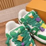 Giày Louis Vuitton Trainer Maxi Green Best Quality