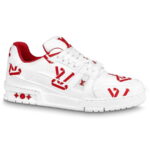Giày Louis Vuitton Trainer Logo LV Cycling Red Đỏ Like Auth