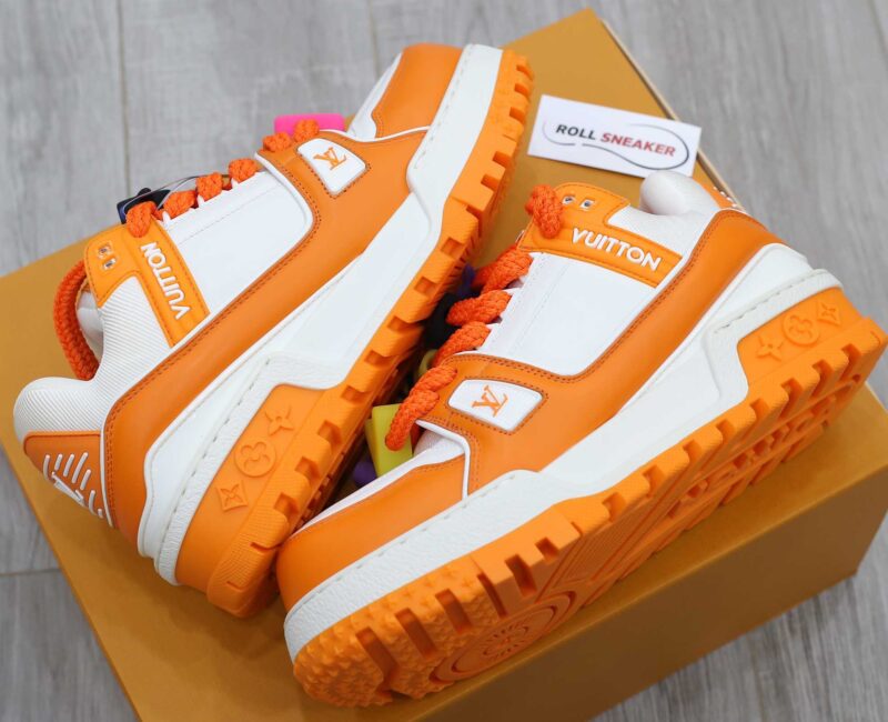 Giày Louis Vuitton Trainer Maxi Orange Like Auth