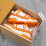 Giày Louis Vuitton Trainer Maxi Orange Like Auth