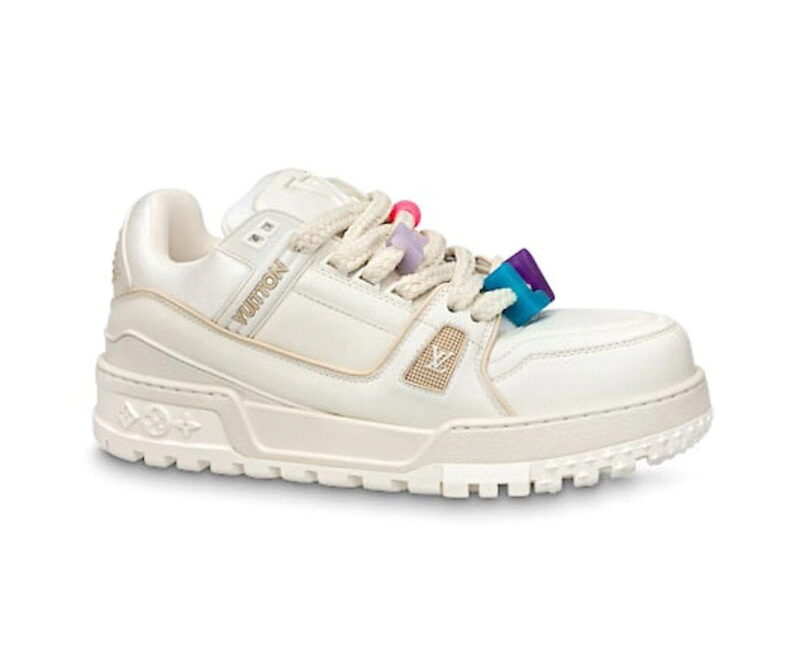Giày Louis Vuitton Lv Trainer Maxi White Like Auth