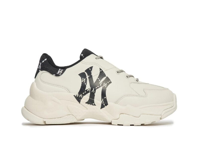 Giày MLB BigBall Chunky Diamond Monogram New York Yankees Black