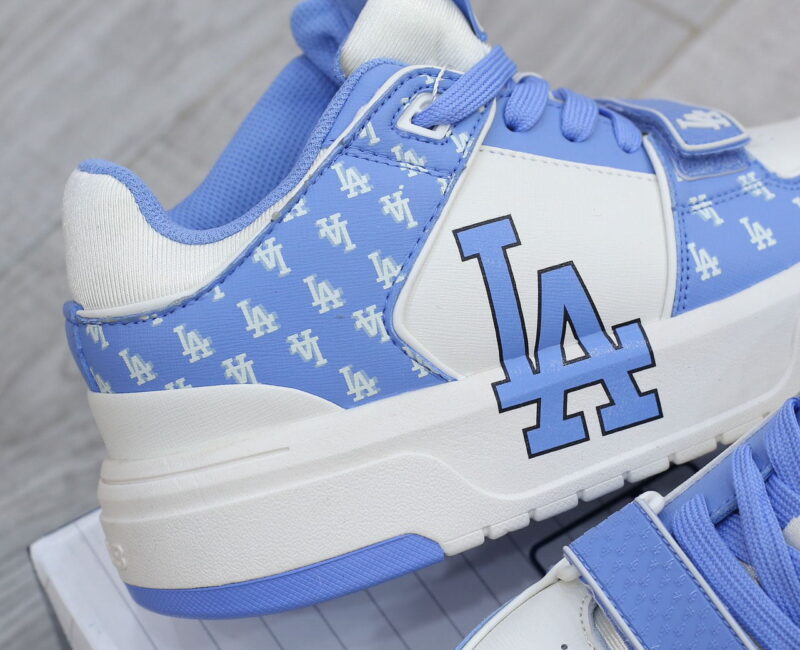 Giày MLB Chunky Liner Mid Classic Monogram LA Blue Like Auth