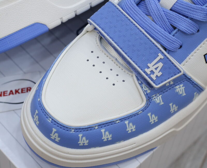 Giày MLB Chunky Liner Mid Classic Monogram LA Blue Like Auth