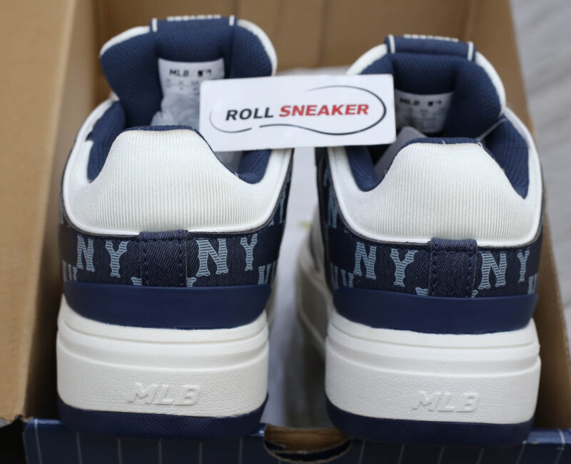 Giày MLB Chunky Liner Mid Denim New York Yankees D.Navy Like Auth