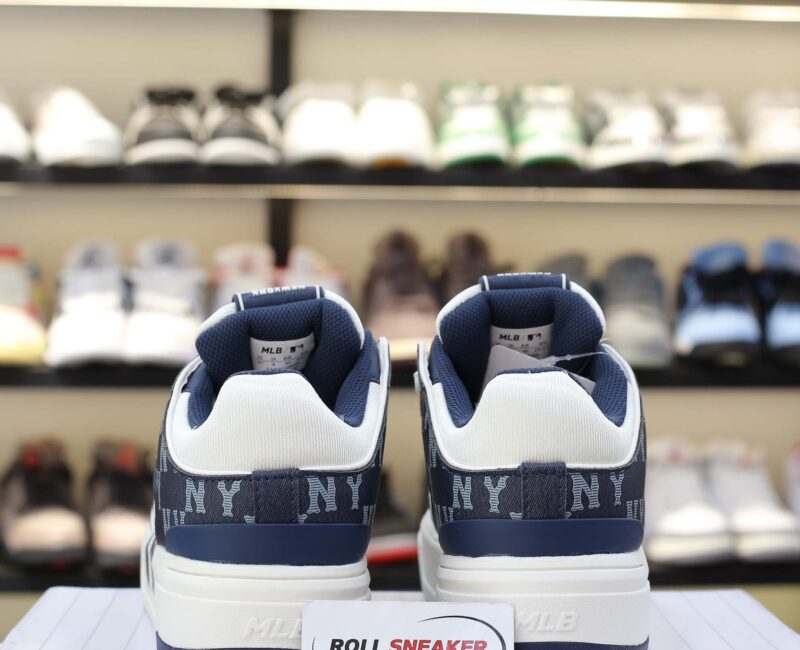 Giày MLB Chunky Liner Mid Denim New York Yankees D.Navy Like Auth