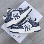 Giày MLB Chunky Liner Mid Denim New York Yankees D.Navy Like Auth