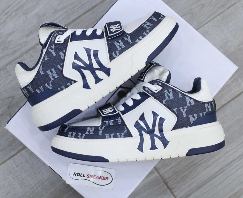 Giày MLB Chunky Liner Mid Denim New York Yankees D.Navy Like Auth