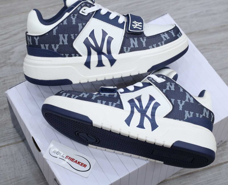 Giày MLB Chunky Liner Mid Denim New York Yankees D.Navy Like Auth