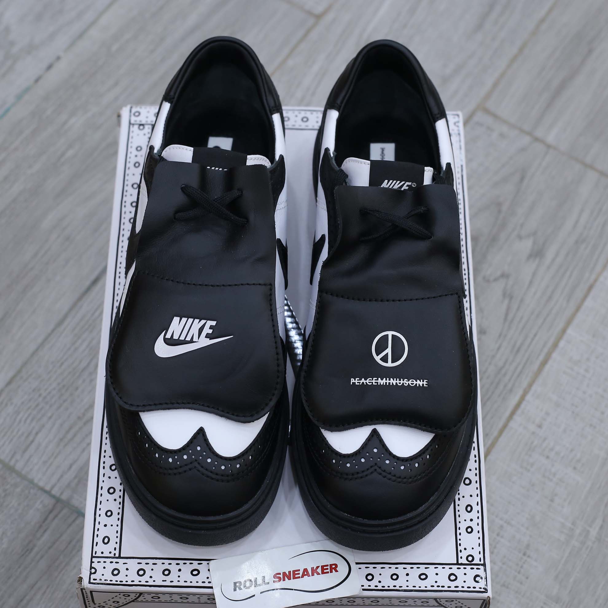 Giày Nike Kwondo 1 G-Dragon Peaceminusone Panda Like Auth