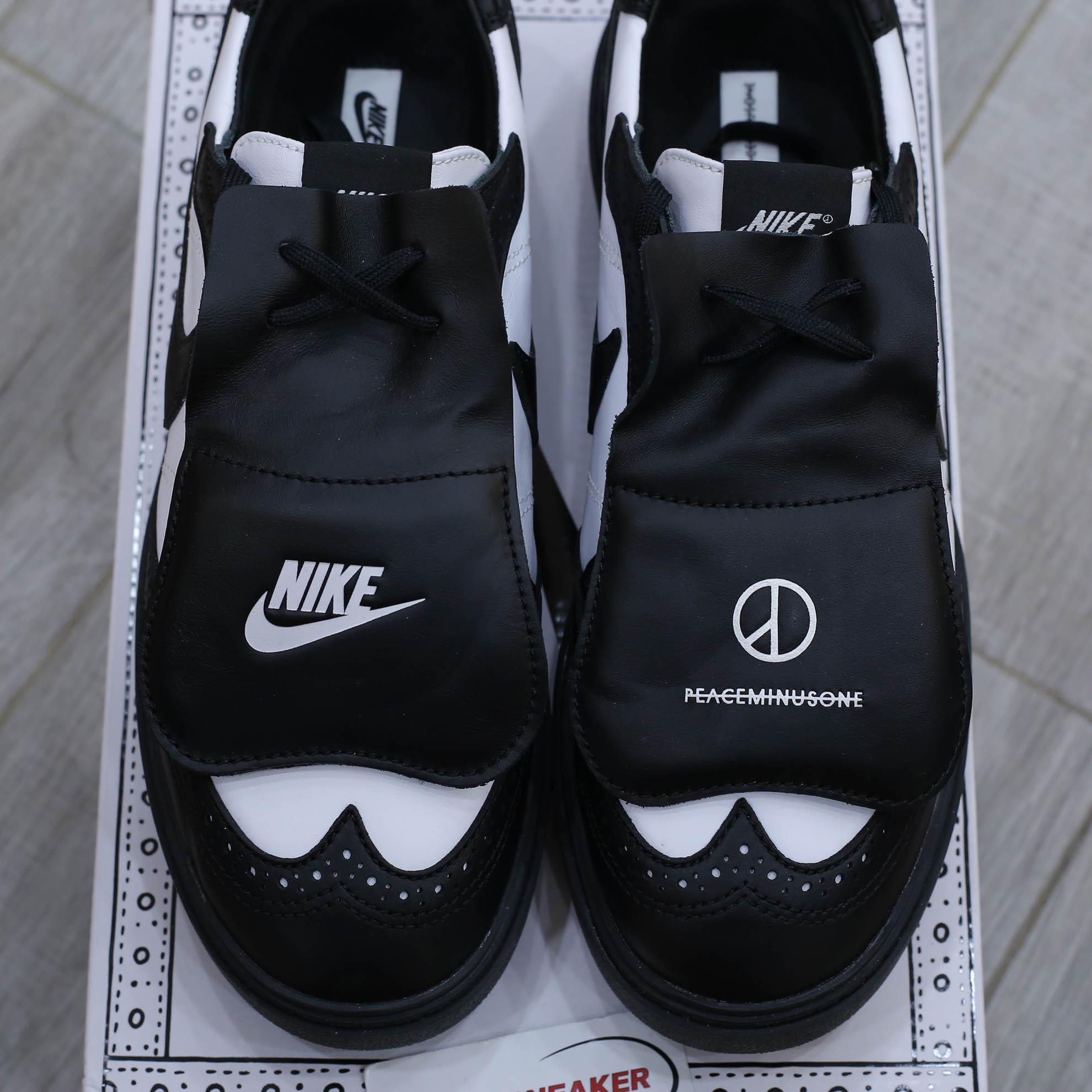 Giày Nike Kwondo 1 G-Dragon Peaceminusone Panda Like Auth