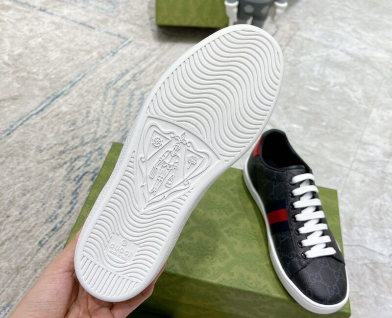Giày Gucci Ace GG Supreme Black Like Auth