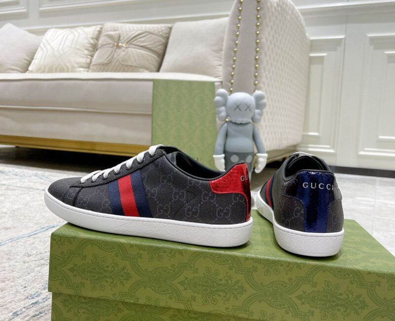 Giày Gucci Ace GG Supreme Black Like Auth