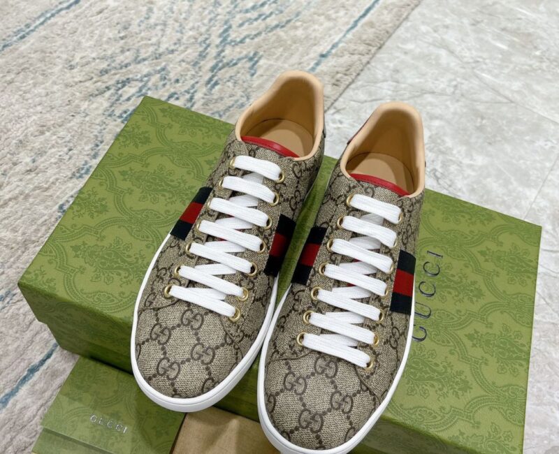 Giày Gucci Ace GG Supreme canvas Like Auth