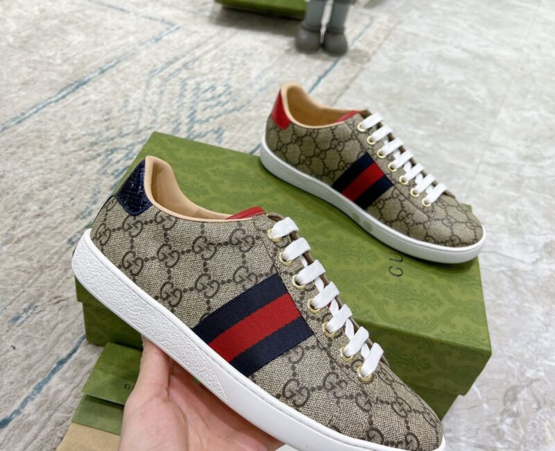 Giày Gucci Ace GG Supreme canvas Like Auth
