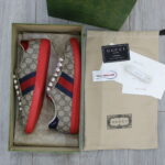 Giày Gucci Ace GG Supreme Red Like Auth