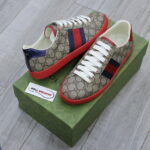 Giày Gucci Ace GG Supreme Red Like Auth
