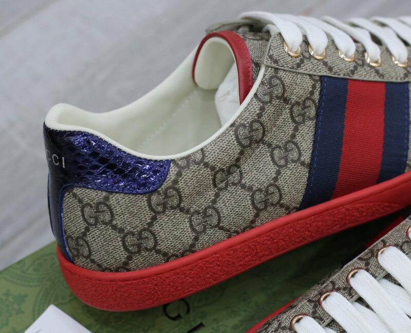 Giày Gucci Ace GG Supreme Red Like Auth