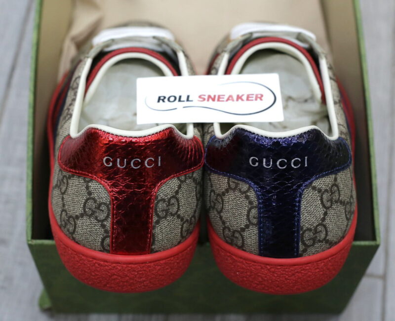 Giày Gucci Ace GG Supreme Red Like Auth