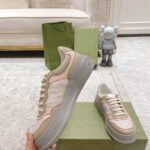Giày Gucci GG Sneaker Oatmeal Light Pink GG Supreme (Women's) Like Auth